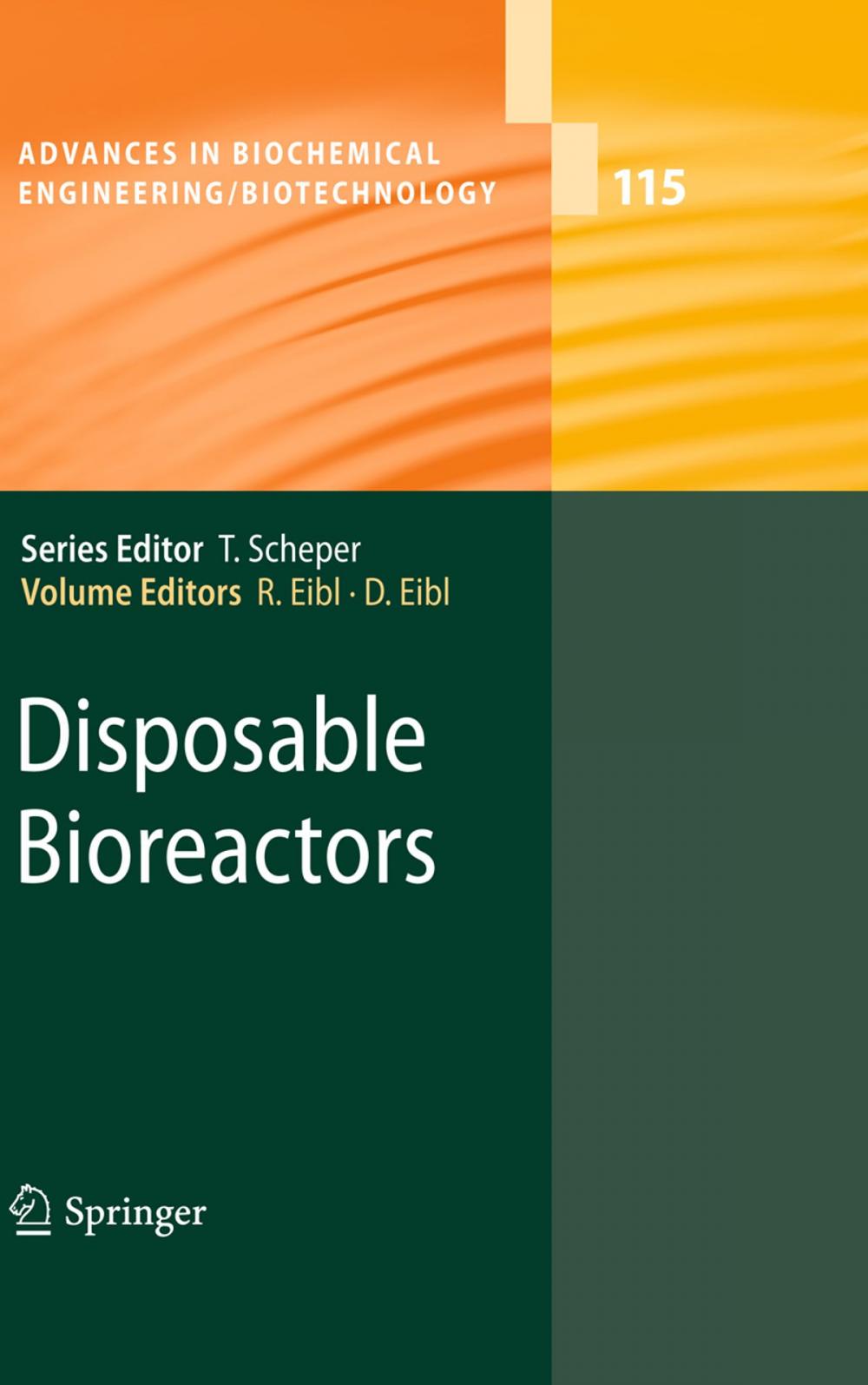 Big bigCover of Disposable Bioreactors