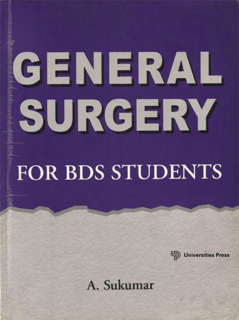 Big bigCover of General Surgery for BDS Students