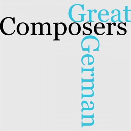 Cover of the book The Great German Composers by George T. Ferris, Gutenberg