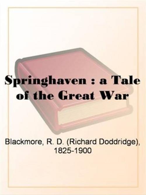 Cover of the book Springhaven by R. D. Blackmore, Gutenberg