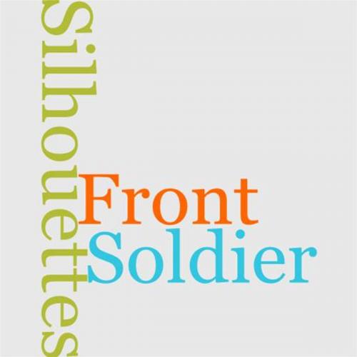 Cover of the book Soldier Silhouettes On Our Front by William L. Stidger, Gutenberg