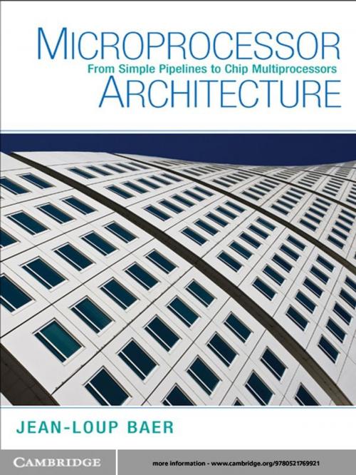 Cover of the book Microprocessor Architecture by Jean-Loup Baer, Cambridge University Press