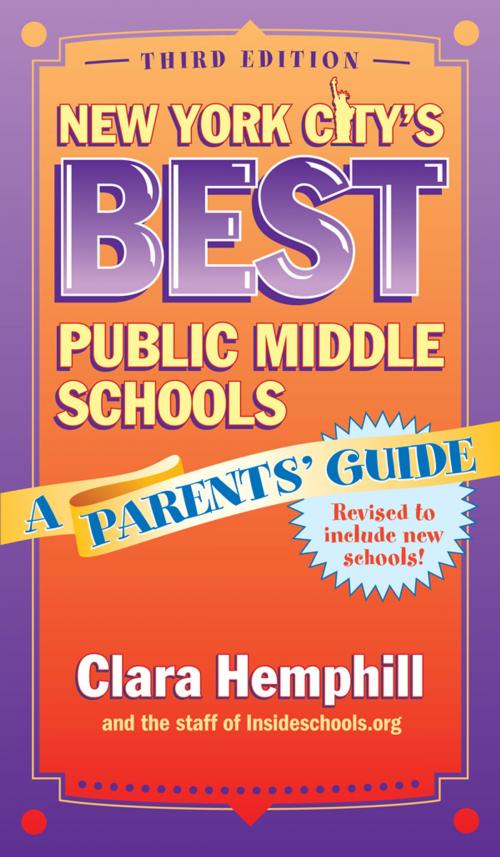 Cover of the book New York City's Best Public Middle Schools by Clara Hemphill, Teachers College Press