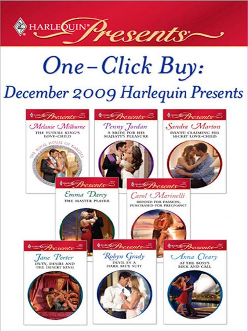 Cover of the book One-Click Buy: December 2009 Harlequin Presents by Melanie Milburne, Penny Jordan, Sandra Marton, Emma Darcy, Carol Marinelli, Jane Porter, Robyn Grady, Anna Cleary, Harlequin