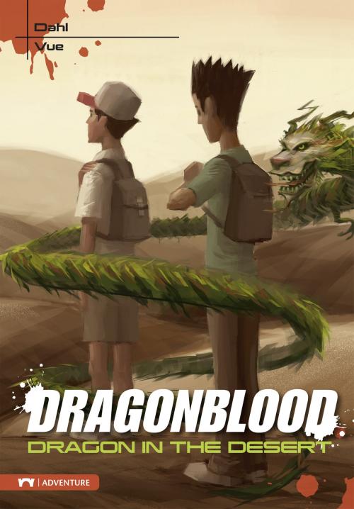 Cover of the book Dragonblood: Dragon in the Desert by Michael Dahl, Capstone