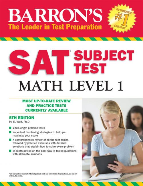 Cover of the book SAT Subject Test Math Level 1 by Ira K. Wolf, Ph.D., Barron's Educational Series