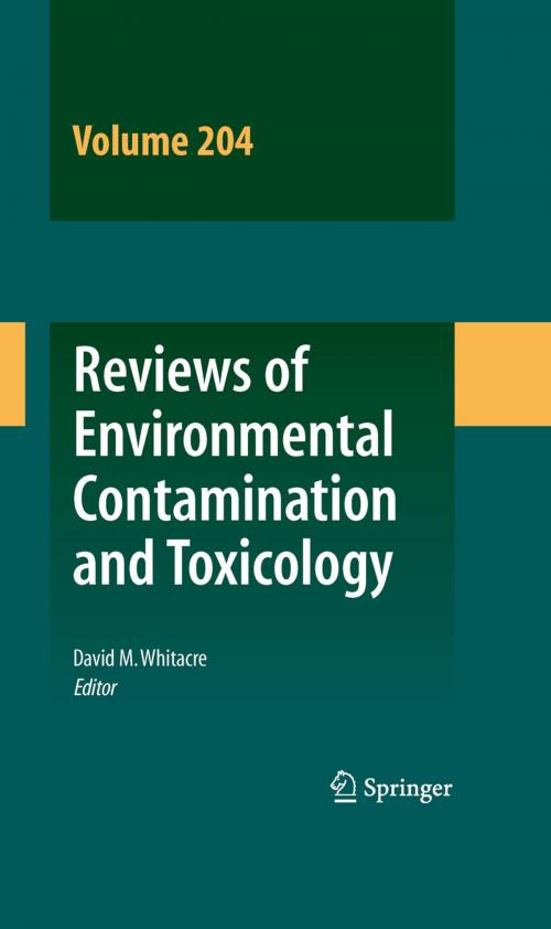 Cover of the book Reviews of Environmental Contamination and Toxicology 204 by , Springer New York