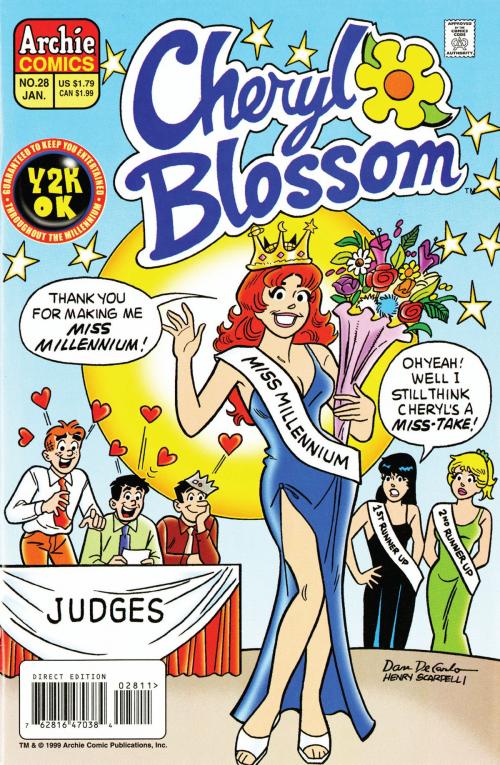 Cover of the book Cheryl Blossom #28 by Holly G!, John Lowe, Dan DeCarlo, Bill Yoshida, Barry Grossman, Henry Scarpelli, Archie Comic Publications, INC.