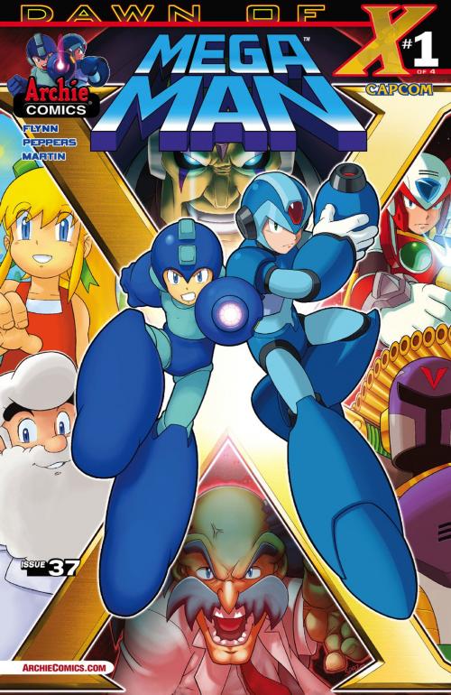 Cover of the book Mega Man #37 by Ian Flynn, Jamal Peppers, Gary Martin, Matt Herms, John Workman, Patrick SPAZ" Spaziante, ", Archie Comic Publications, Inc.