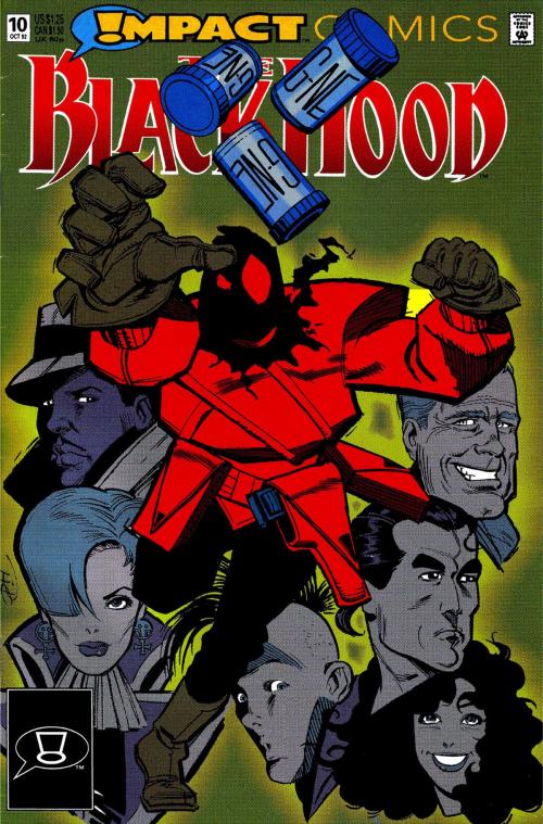 Cover of the book The Black Hood: Impact #10 by Mark Wheatley, Rick Burchett, Steve Haynie, Tim Sale, Tom Ziuko, ACP, Inc.