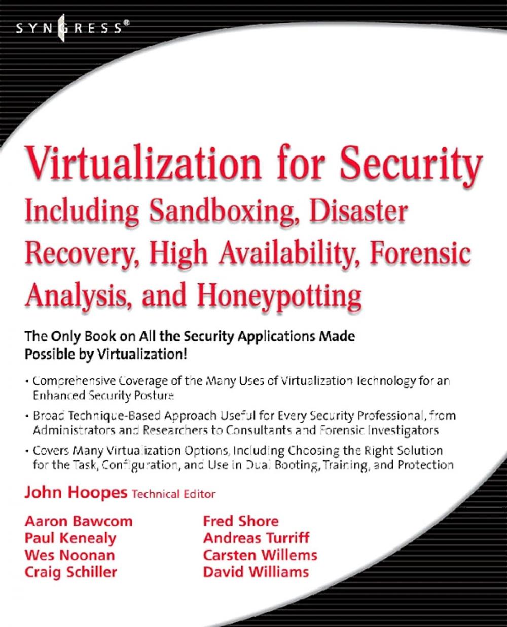 Big bigCover of Virtualization for Security