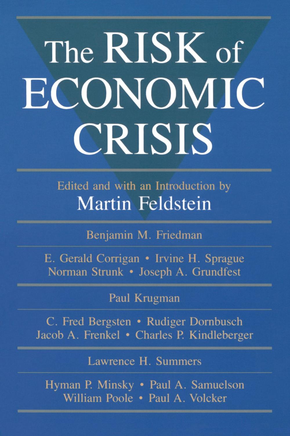 Big bigCover of The Risk of Economic Crisis