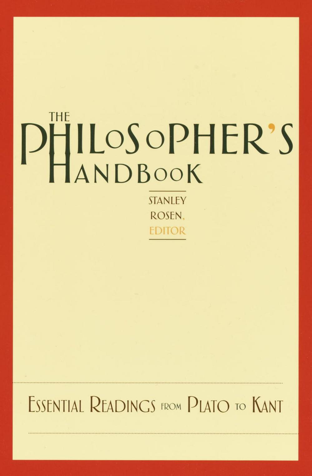 Big bigCover of The Philosopher's Handbook