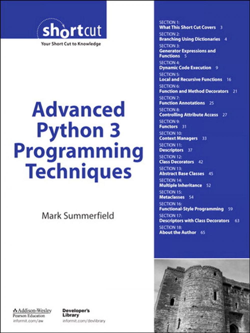 Big bigCover of Advanced Python 3 Programming Techniques (Digital Short Cut)