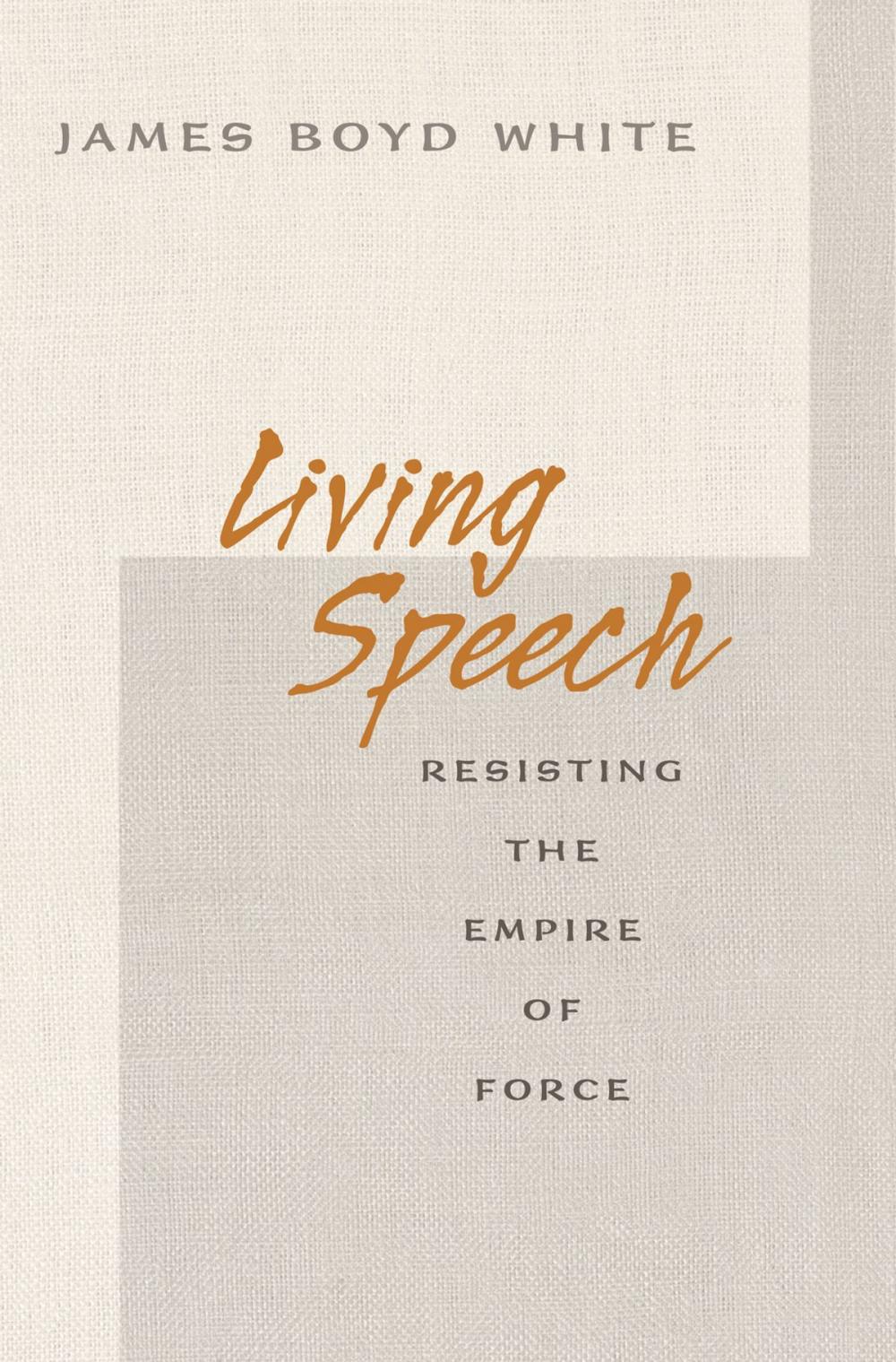 Big bigCover of Living Speech