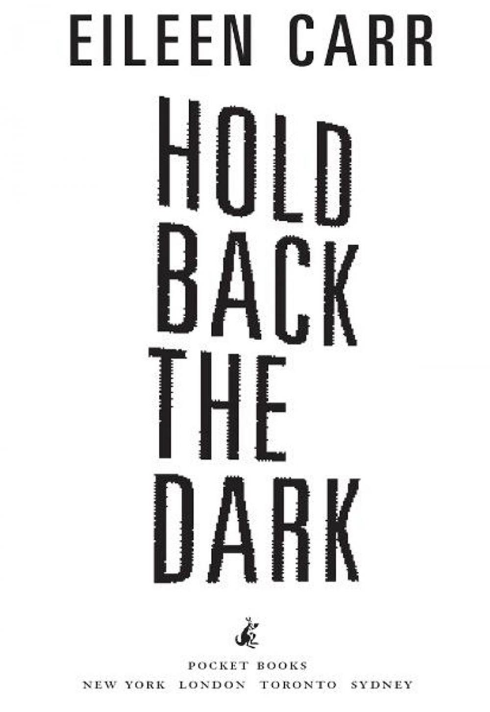 Big bigCover of Hold Back the Dark