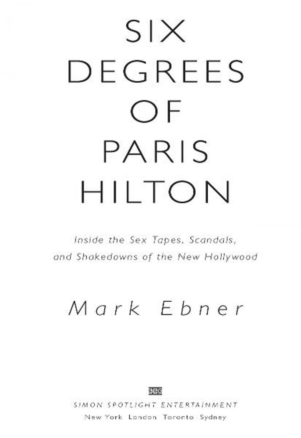 Big bigCover of Six Degrees of Paris Hilton