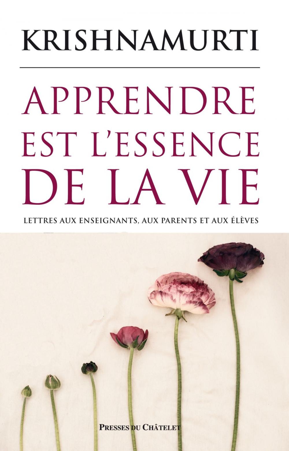 Big bigCover of Apprendre est l'essence de la vie