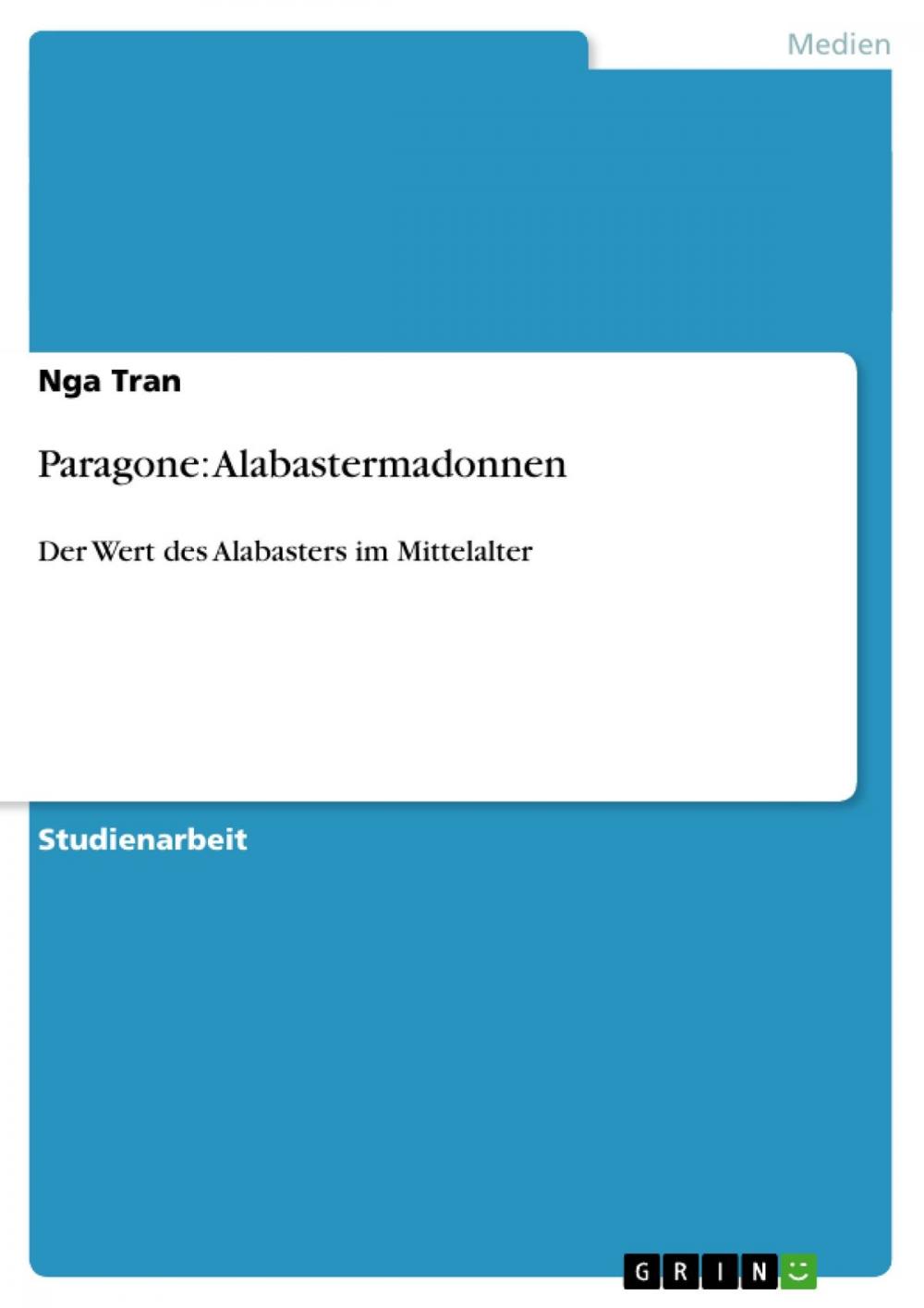 Big bigCover of Paragone: Alabastermadonnen