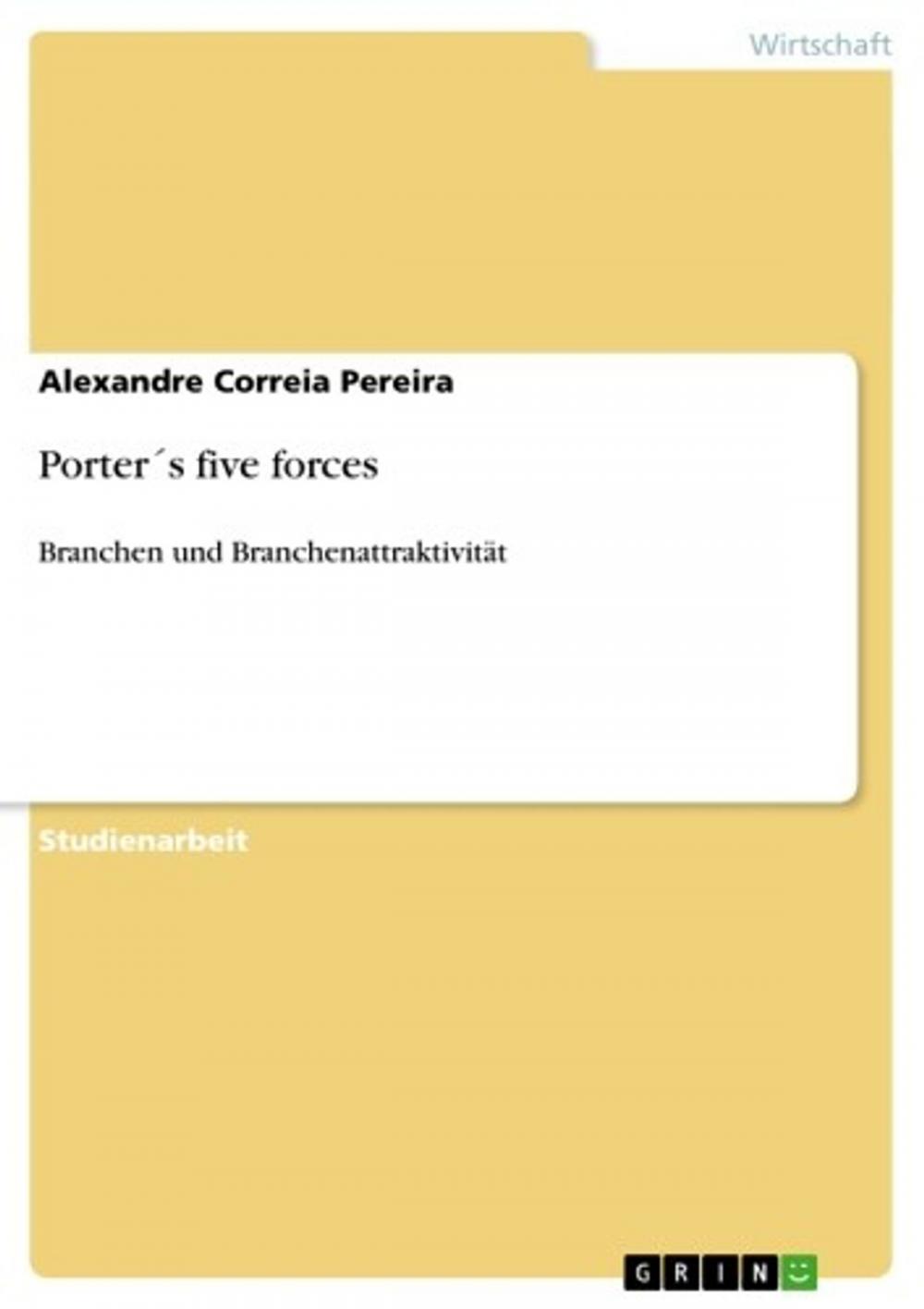 Big bigCover of Porter´s five forces