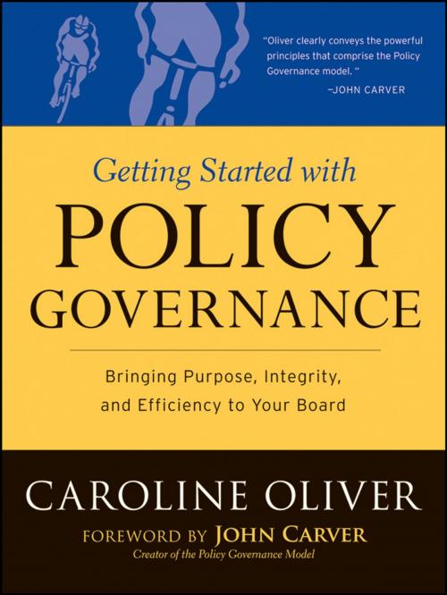 Cover of the book Getting Started with Policy Governance by Caroline Oliver, Wiley
