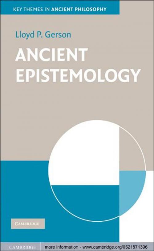 Cover of the book Ancient Epistemology by Lloyd P. Gerson, Cambridge University Press