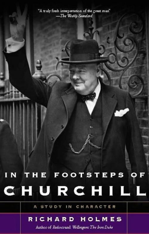 Cover of the book In The Footsteps of Churchill by Richard Holmes, Basic Books