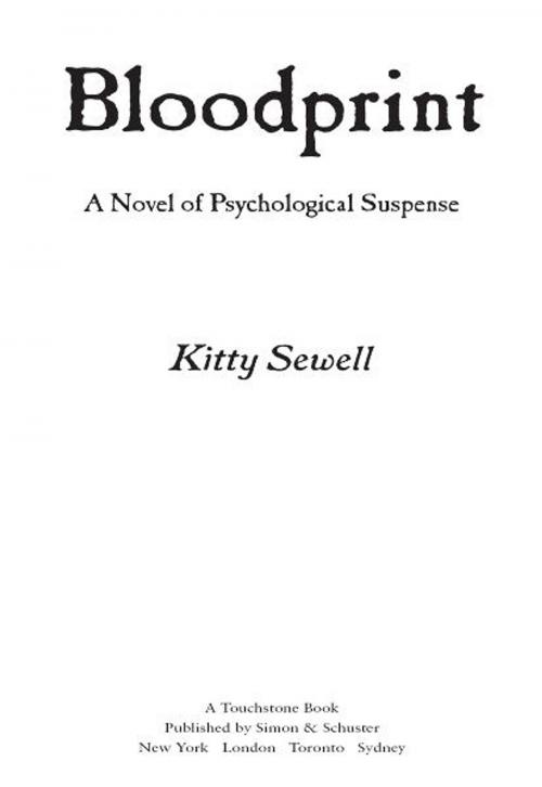 Cover of the book Bloodprint by Kitty Sewell, Atria Books