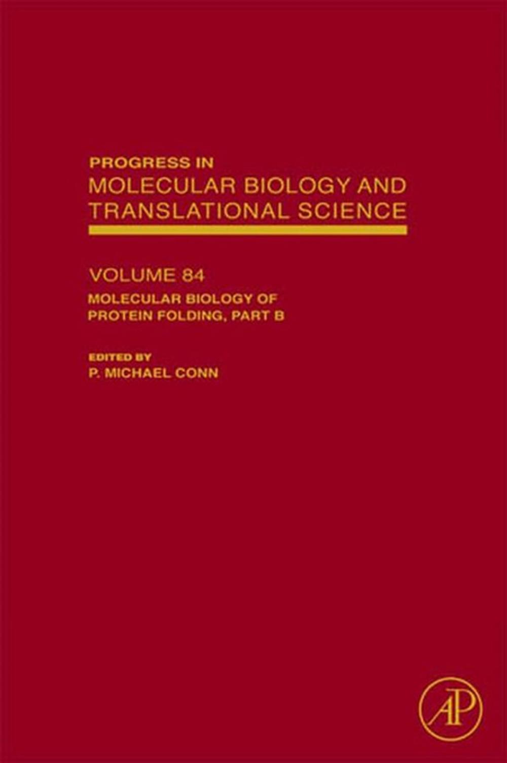 Big bigCover of Molecular Biology of Protein Folding, Part B