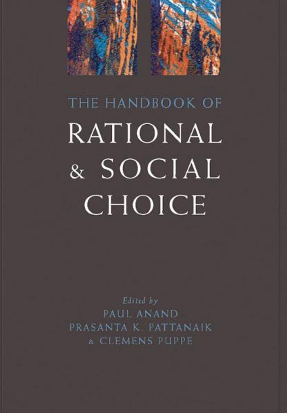 Big bigCover of The Handbook of Rational and Social Choice