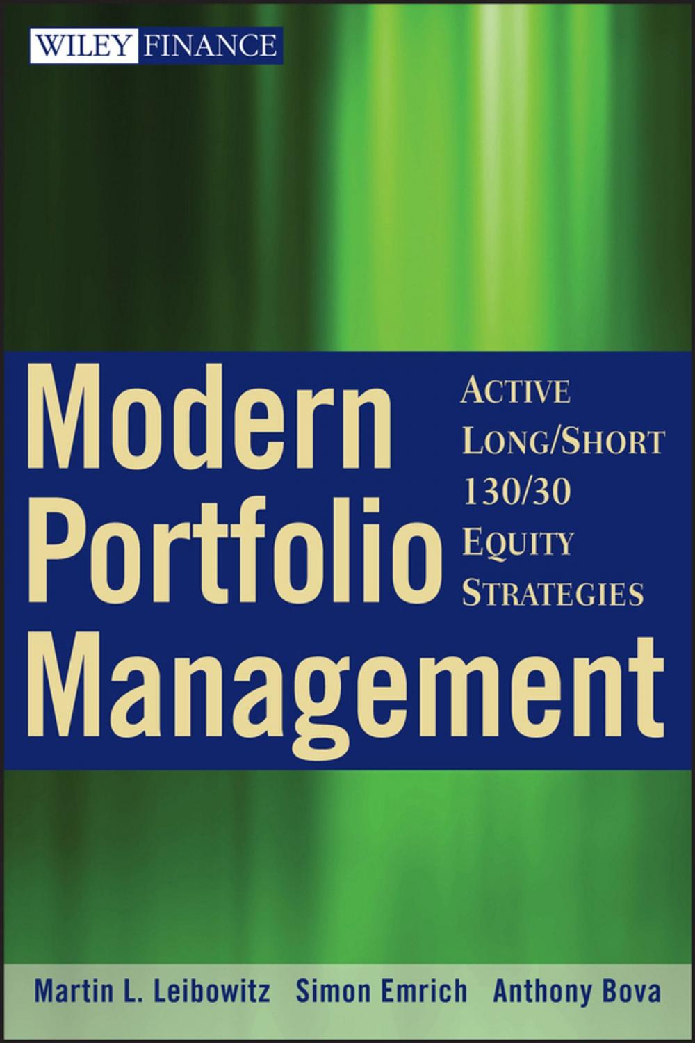 Big bigCover of Modern Portfolio Management