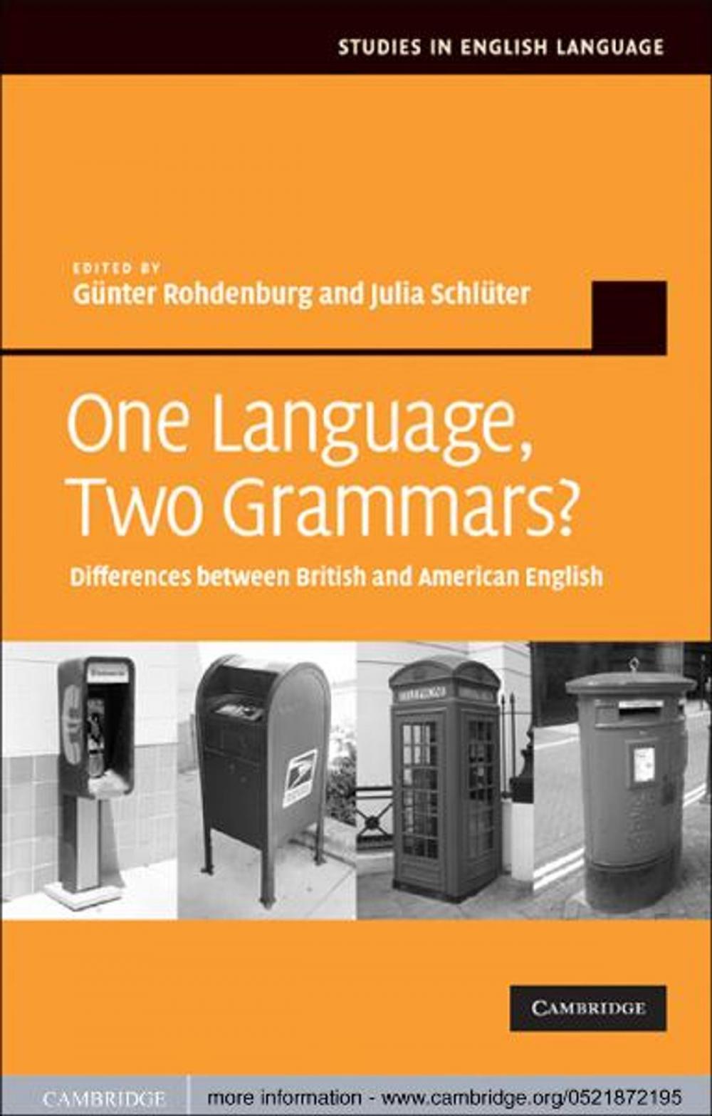 Big bigCover of One Language, Two Grammars?