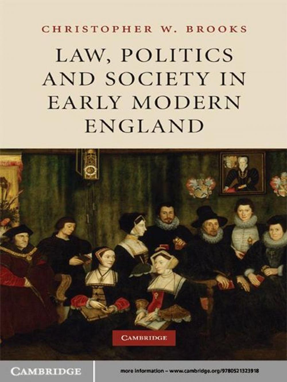 Big bigCover of Law, Politics and Society in Early Modern England