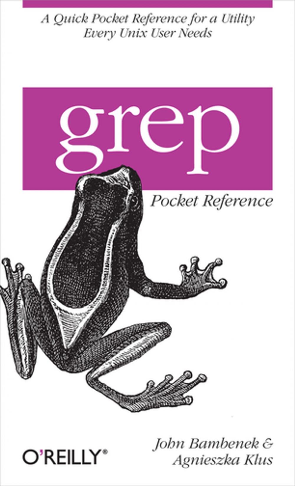 Big bigCover of grep Pocket Reference