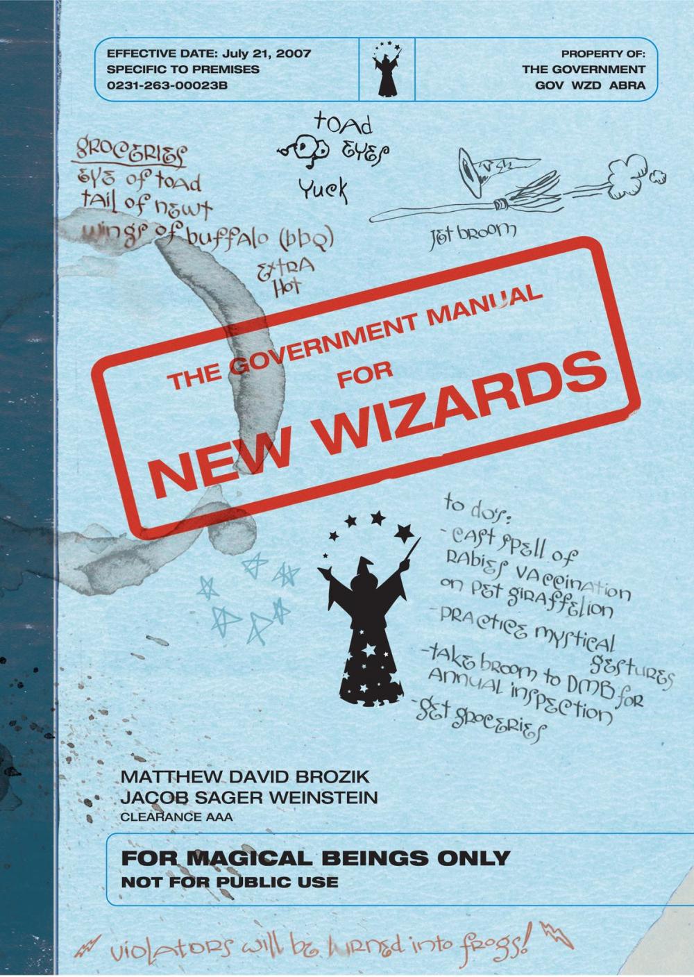 Big bigCover of The Government Manual for New Wizards