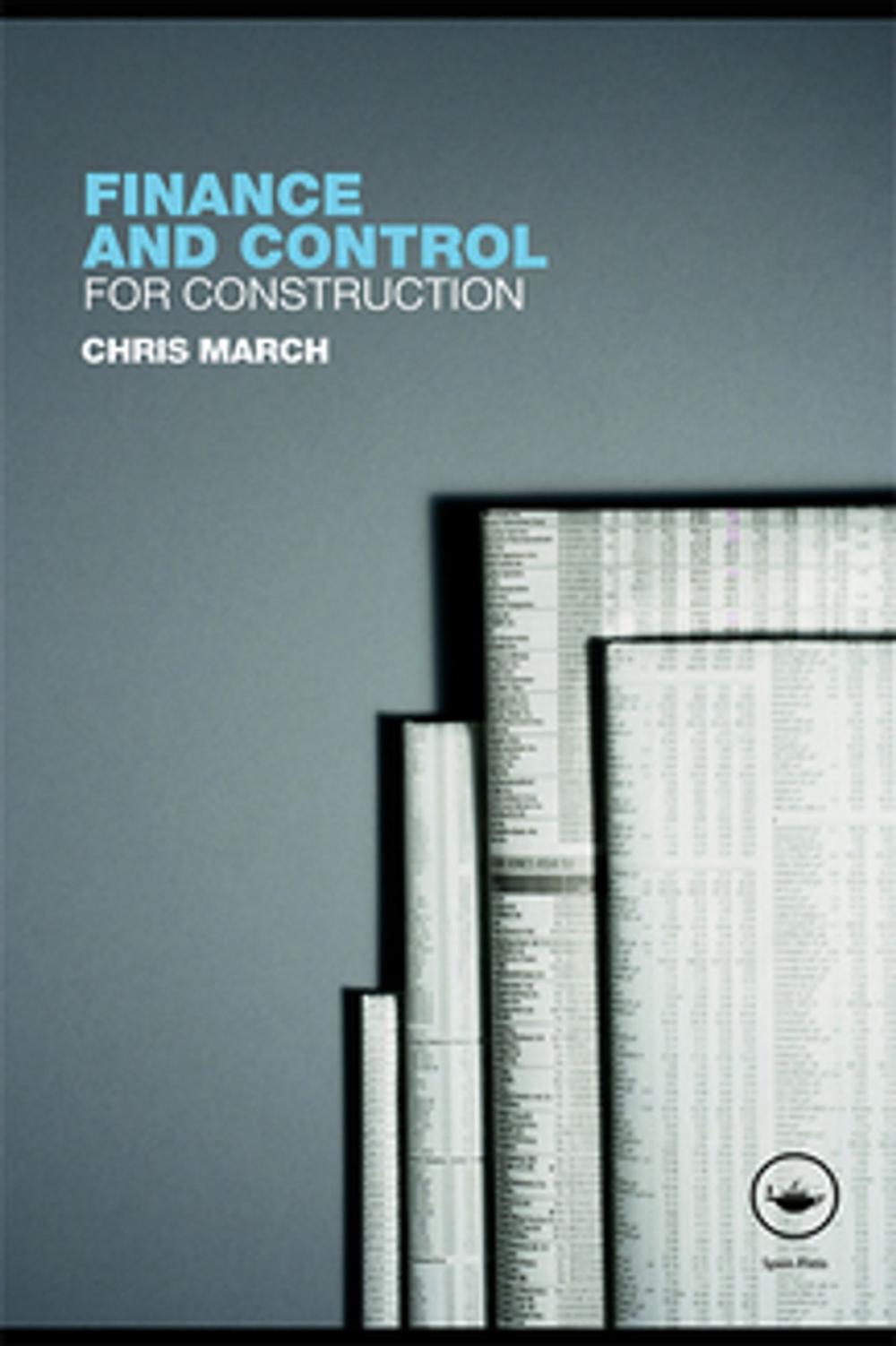 Big bigCover of Finance and Control for Construction