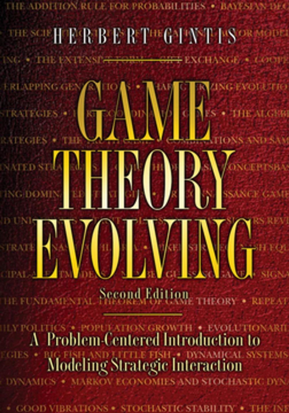 Big bigCover of Game Theory Evolving