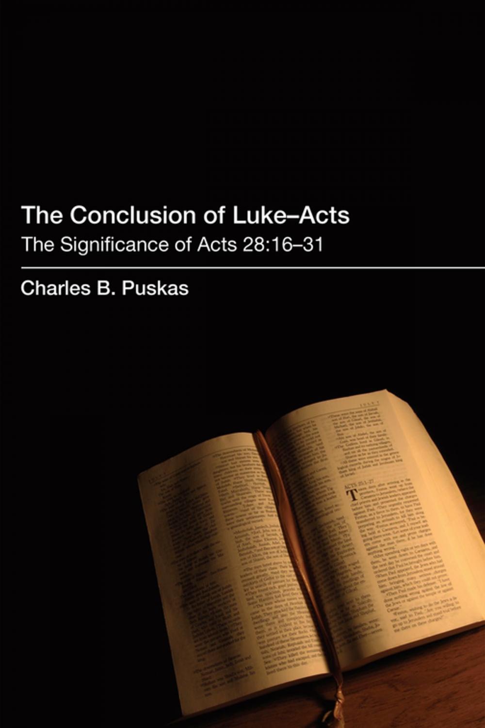 Big bigCover of The Conclusion of Luke–Acts