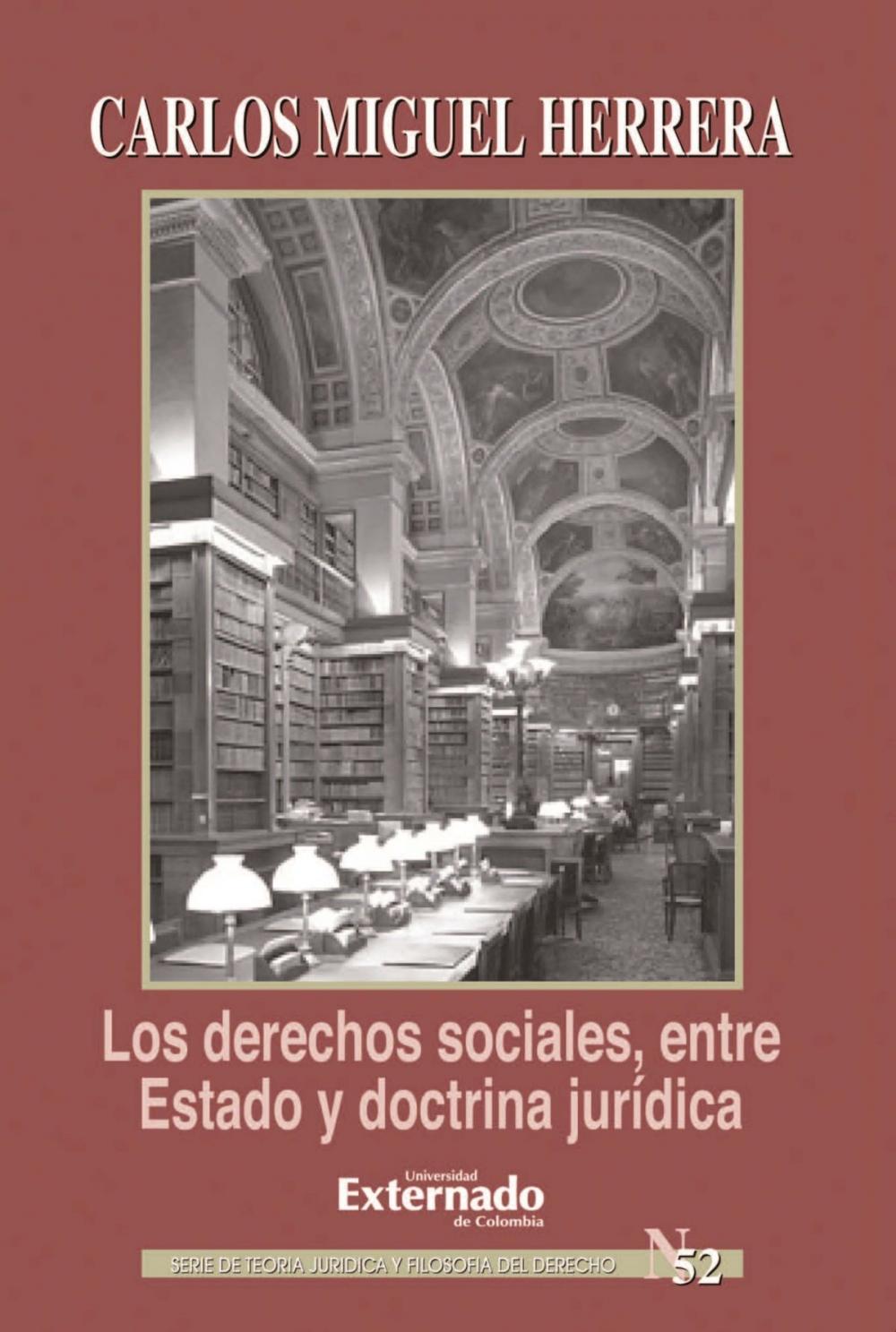 Big bigCover of Los derechos sociales entre estado y doctrina jurídica