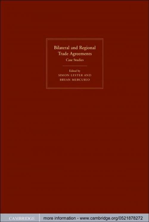 Cover of the book Bilateral and Regional Trade Agreements by , Cambridge University Press