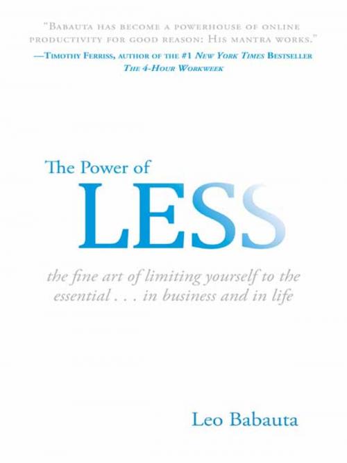 Cover of the book The Power of Less by Leo Babauta, Hachette Books