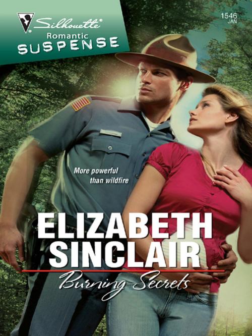 Cover of the book Burning Secrets by Elizabeth Sinclair, Silhouette