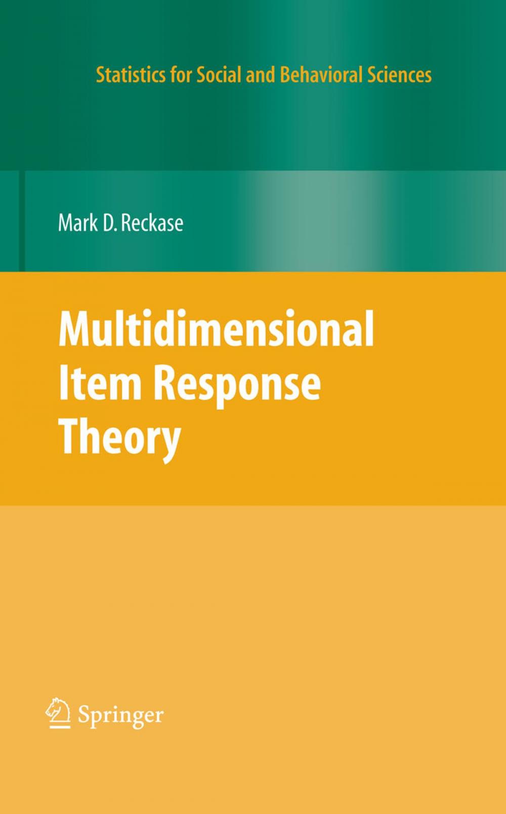 Big bigCover of Multidimensional Item Response Theory