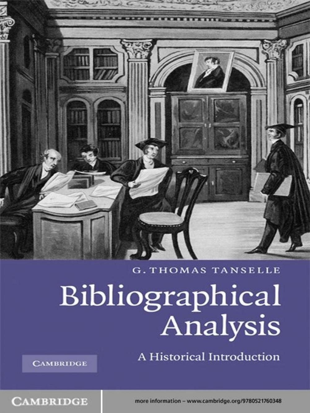 Big bigCover of Bibliographical Analysis