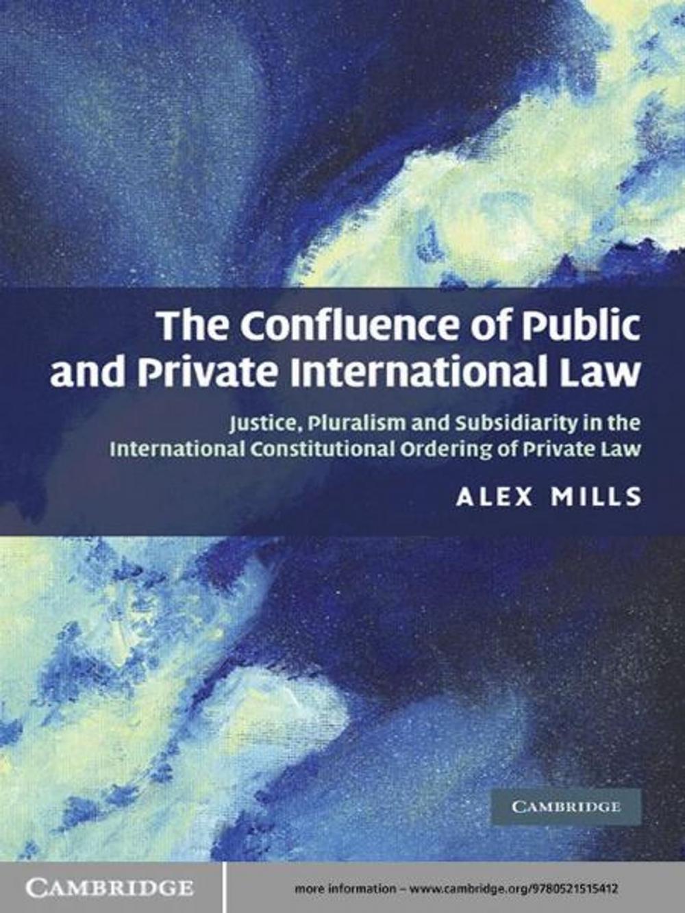 Big bigCover of The Confluence of Public and Private International Law