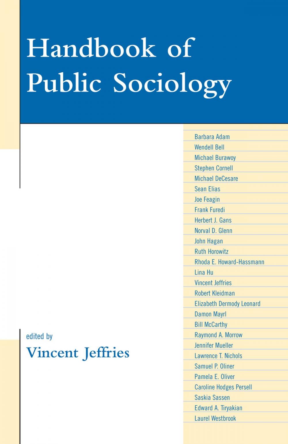 Big bigCover of Handbook of Public Sociology