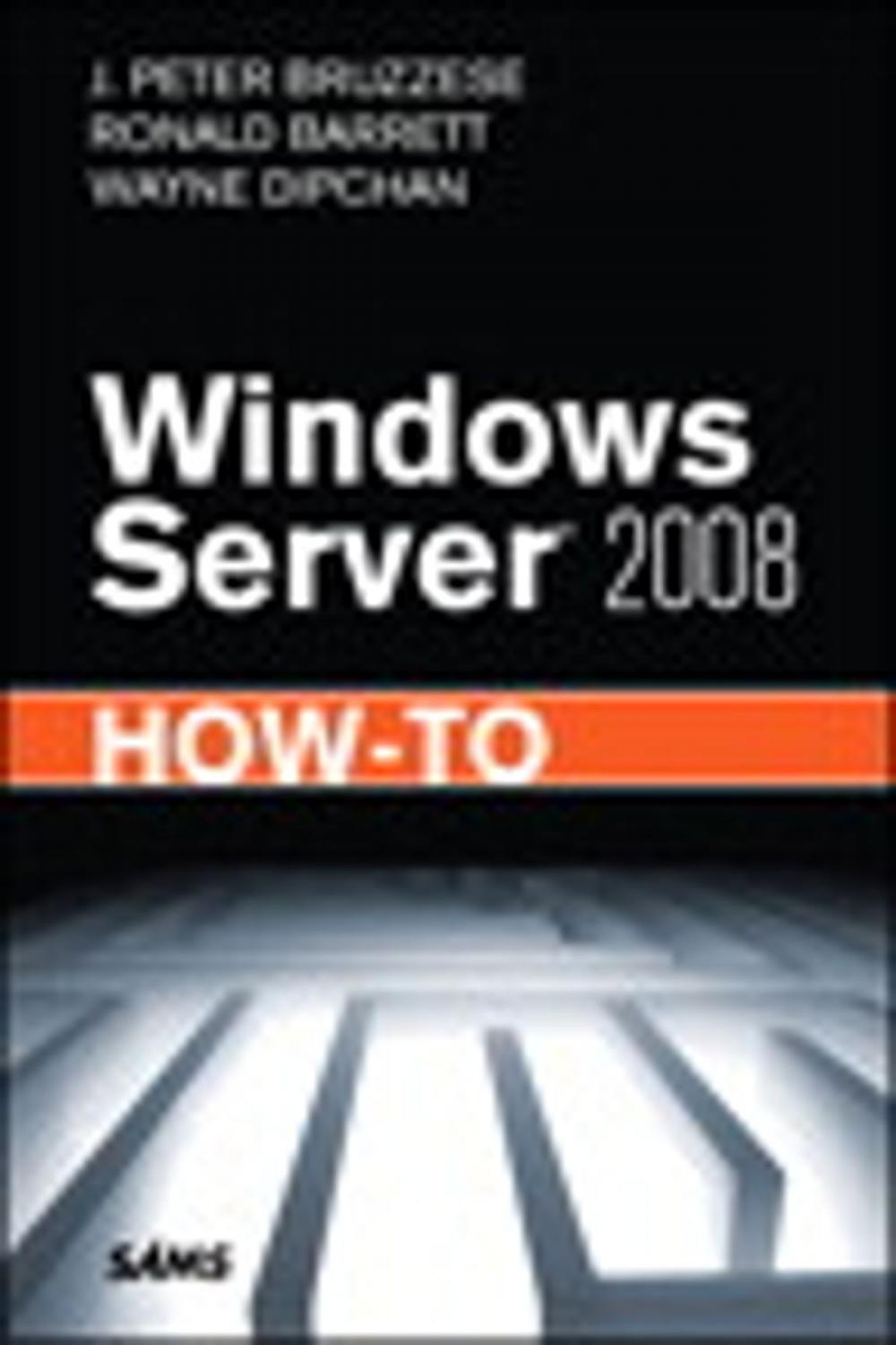 Big bigCover of Windows Server 2008 How-To, e-Pub