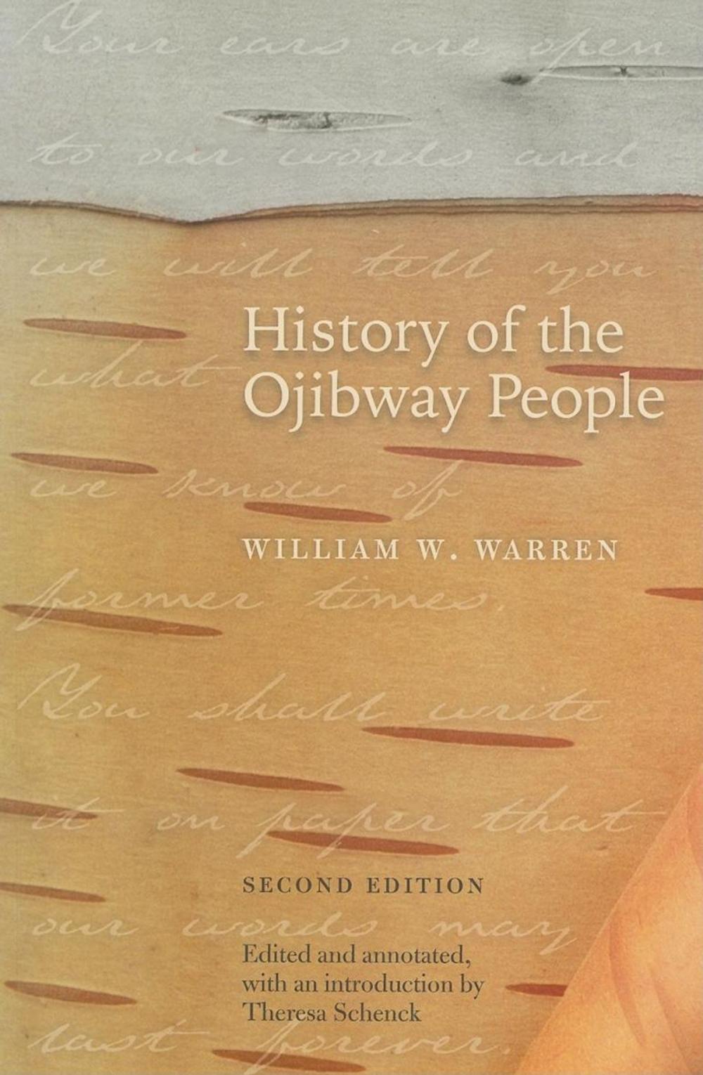 Big bigCover of History of the Ojibway People, Second Edition