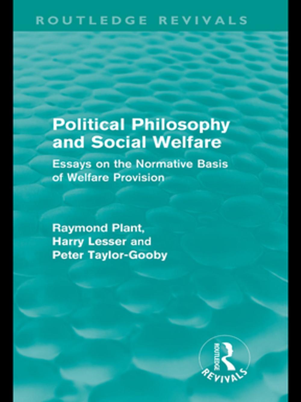 Big bigCover of Political Philosophy and Social Welfare (Routledge Revivals)