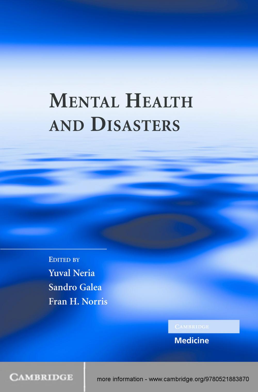 Big bigCover of Mental Health and Disasters